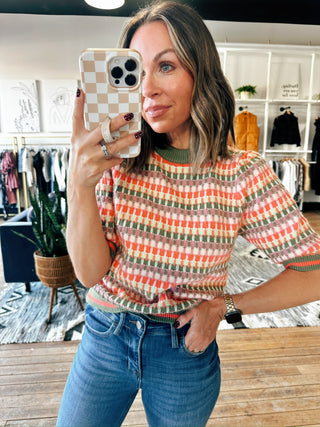 Striped Carnival Sweater - VerClare Boutique