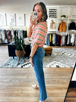 Striped Carnival Sweater - VerClare Boutique