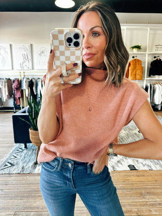 Kelli Mock Neck Sweater-3 Colors - VerClare Boutique