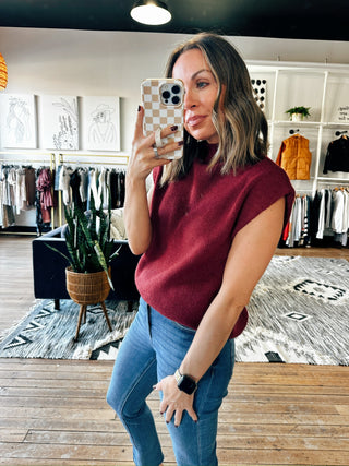 Kelli Mock Neck Sweater-3 Colors - VerClare Boutique