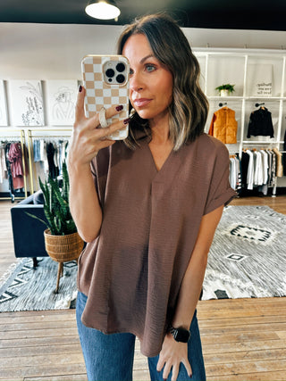 The Emerson Blouse-2 Colors-Tops CasualThe Emerson Blouse -2 Colors | VerClare Boutique | Chenoa, IL-Women's The Emerson Blouse | Sizes: S, M, L | Color: Brown, Burgundy | Free US shipping on all eligible orders. Located in Chenoa, Illinois-VerClare Boutique