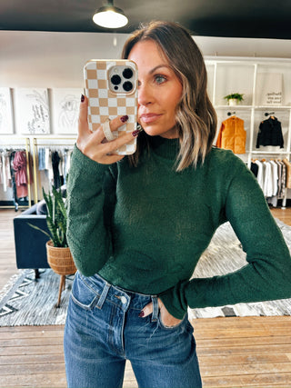 Isa Floral Jacquard Top-2 Colors-Tops CasualIsa Floral Jacquard Top | VerClare Boutique | Chenoa, IL-Women's Isa Floral Jacquard Top | Sizes: S, M, L, XL | Color: Green, Cream | Free US shipping on all eligible orders. Located in Chenoa, Illinois-VerClare Boutique