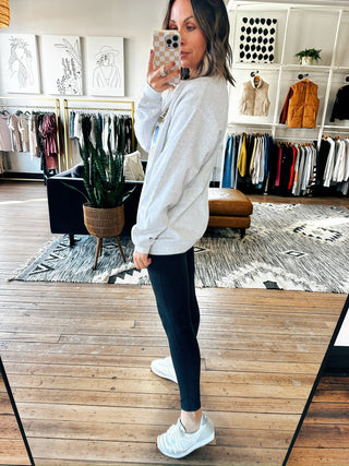 Dilly Dallying Sweatshirt-Jackets & Kimonos-VerClare Boutique