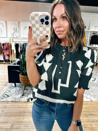 Novira Short Sleeve Top-Tops Casual-VerClare Boutique