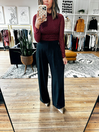 Erisen Recycled Wide Leg Pants-Bottoms-VerClare Boutique