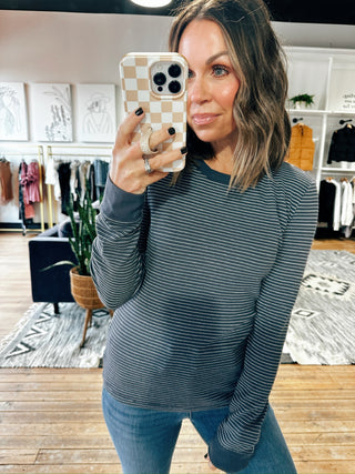 Quira Stitched Thermal Top - 5 Colors-Tops Basic Print-VerClare Boutique