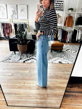 Nolira Wide Leg Jeans-Bottoms-VerClare Boutique