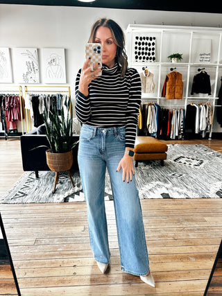 Nolira Wide Leg Jeans-Bottoms-VerClare Boutique