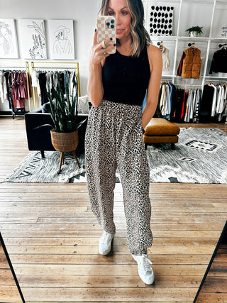 Nemera Animal Printed Pants-Bottoms-VerClare Boutique