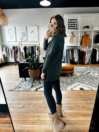 Jules Drop Shoulder Sweater-Sweaters-VerClare Boutique