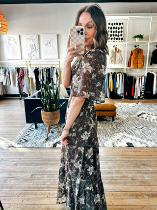 Nalen Flutter Tiered Maxi-Dresses & Rompers-VerClare Boutique