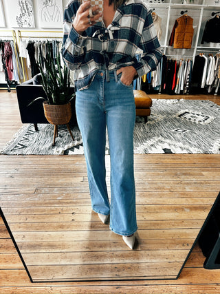 Civora Wide Leg Jeans-Bottoms-VerClare Boutique