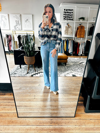 Civora Wide Leg Jeans-Bottoms-VerClare Boutique