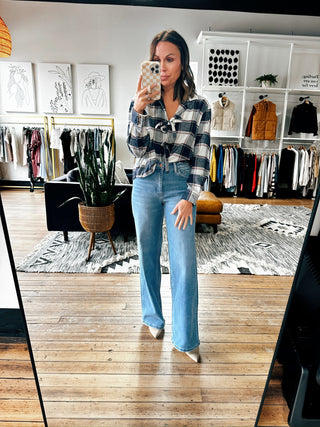 Civora Wide Leg Jeans-Bottoms-VerClare Boutique