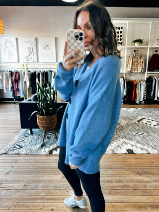 Fiora Brushed Toggle Cardigan - 2 Colors-Sweaters-VerClare Boutique