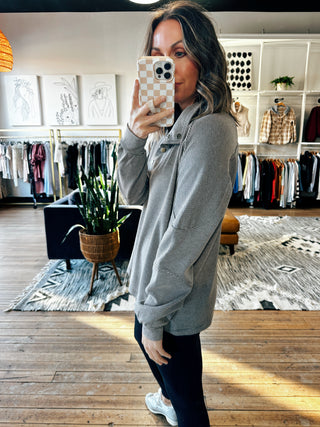 Prescott Striped Sweatshirt - 2 Colors-Jackets & Kimonos-VerClare Boutique