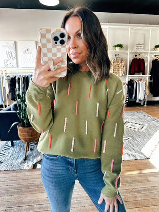 Neris Knit Sweater Top-Sweaters-VerClare Boutique