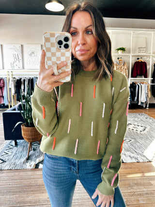 Neris Knit Sweater Top-Sweaters-VerClare Boutique