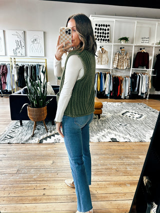Ivy Chunky Sweater Vest-Sweaters-VerClare Boutique