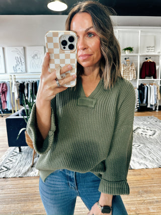 Sierra Pullover V-Neck Sweater 2 Colors-Sweaters-VerClare Boutique