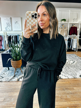 Candice Scuba Pullover Set-2 Colors-Bottoms-VerClare Boutique