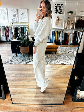 Candice Scuba Pullover Set-2 Colors-Bottoms-VerClare Boutique