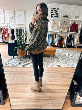 Bayou Crew Neck-Jackets & Kimonos-VerClare Boutique