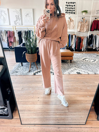 Ruby Ribbed Knit Pants-Bottoms-VerClare Boutique