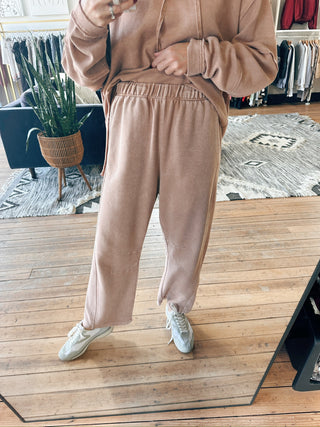 Ruby Ribbed Knit Pants-Bottoms-VerClare Boutique