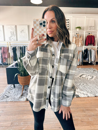 Ailani Check Shacket-3 Colors-Jackets & Kimonos-VerClare Boutique