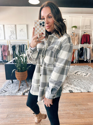 Ailani Check Shacket-3 Colors-Jackets & Kimonos-VerClare Boutique
