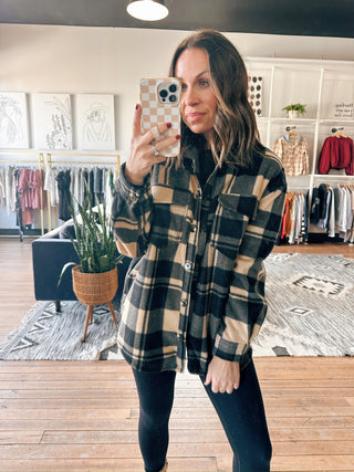 Ailani Check Shacket-3 Colors-Jackets & Kimonos-VerClare Boutique