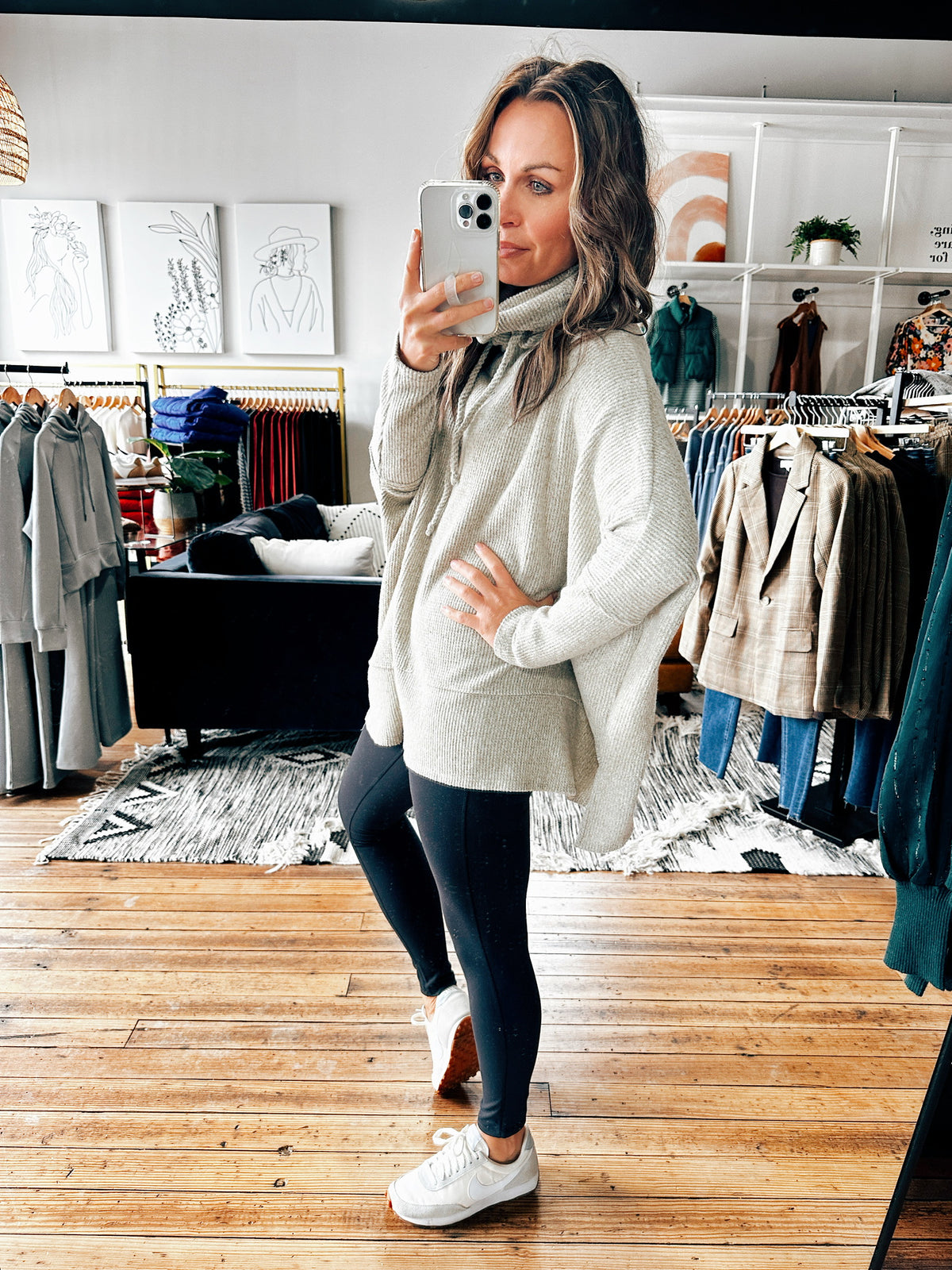 Mindy Mock Neck Sweater Top-3 Colors-Jackets & Kimonos-VerClare Boutique