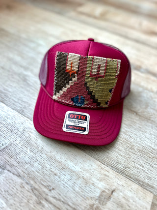 Orijinal Designs Trucker Cap-Burgundy with Green, Burgundy & Olive-AccessoriesOrijinal Designs Trucker Cap-Black | VerClare Boutique | Chenoa, IL-Trucker Hat. Wear with care! Structured Bill. Final sale. Free US shipping on all eligible orders. Shop Pay Accepted. Located in Chenoa, Illinois.-VerClare Boutique