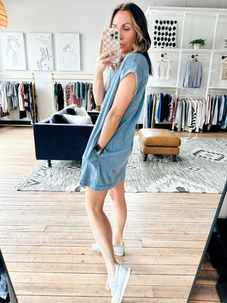 Napa Lightweight Denim Mini Dress - Shoreline-Dresses & RompersHarper Two Piece Set-Blush | VerClare Boutique | Chenoa, IL-Women's Blush Lounge Set. Available in sizes: S, M, L. 60% Cotton, 40% Polyester. Free US shipping on all eligible orders. Located in Chenoa, Illinois.-VerClare Boutique