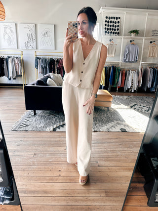 Andre Wide Leg Pant - Whisper White-BottomsZ-Supply Andre Wide Leg Pant - Whisper White | VerClare Boutique | Chenoa, IL-Shop the Z-Supply Andre Wide Leg Pant - Whisper White. Available now at VerClare Boutique! | VerClare Boutique | Chenoa, IL-VerClare Boutique