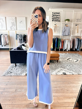 Blakely Halter Top & Flare Pants Set - 2 Colors-BottomsBlakely Halter Top & Flare Pants Set – 2 Colors | VerClare Boutique | Chenoa, IL-Shop the Blakely Halter Top & Flare Pants Set at VerClare Boutique. A chic matching set available in two colors, perfect for elevated everyday style or dressing up.-VerClare Boutique