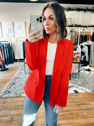 Scarlet View. Zoe Knit Sleeve Blazer- 2 Colors-Jackets & Kimonos-VerClare Boutique