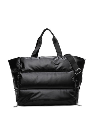 Quilted Travel Sports Tote Bag - 2 Colors-Accessories-VerClare Boutique