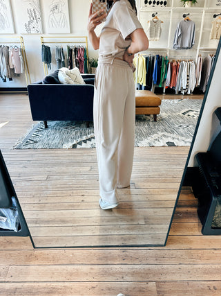 Layover Modal Track Pant - Parchment-BottomsHarper Two Piece Set-Blush | VerClare Boutique | Chenoa, IL-Women's Blush Lounge Set. Available in sizes: S, M, L. 60% Cotton, 40% Polyester. Free US shipping on all eligible orders. Located in Chenoa, Illinois.-VerClare Boutique