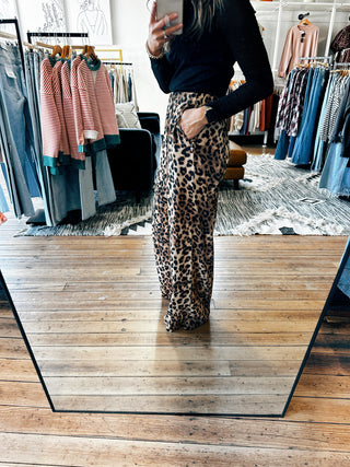 Leopard Lounge Pants-Bottoms-VerClare Boutique