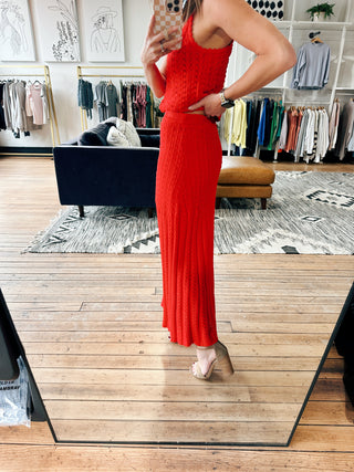 Lexa Sweater Skirt - Kiss Me Red-BottomsLexa Sweater Skirt - Kiss Me Red | VerClare Boutique | Chenoa, IL-VerClare Boutique