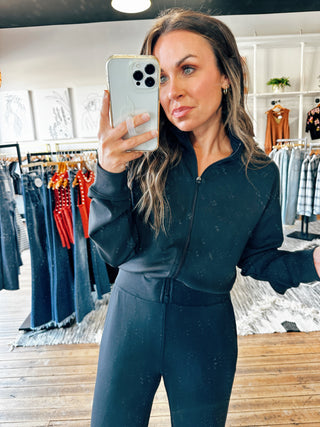 Dottie Black Jumpsuit-Bottoms-VerClare Boutique