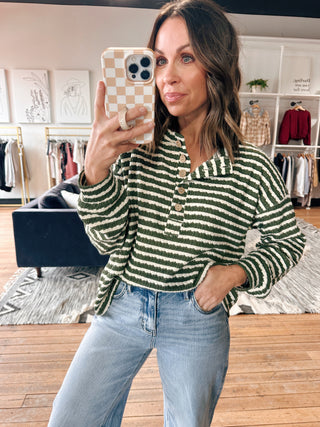 Avelyn Striped Textured Henley Top - 2 Colors-Tops Basic PrintCoriel Striped Textured Henley Top | VerClare Boutique | Chenoa, IL-Women's Coriel Striped Textured Henley Top | Sizes: S, M, L | Color: Black, Burgundy | Free US shipping on all eligible orders. Located in Chenoa, Illinois-VerClare Boutique