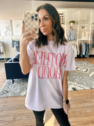 Motherhood Graphic Tee - Lilac/Pink-Tops Basic PrintMotherhood Graphic Tee – Lilac/Pink | VerClare Boutique | Chenoa, IL-Shop the Motherhood Graphic Tee in lilac and pink at VerClare Boutique. A soft, feel-good graphic tee that’s easy to style for everyday wear.-VerClare Boutique