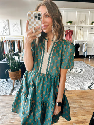 Teal Green V-Neck Mini Dress with Pockets-Dresses & RompersTeal Green V-Neck Mini Dress with Pockets | VerClare Boutique -Women's Mini Dress | Teal Green V-Neck Mini Dress with Pockets | Sizes: S, M, L | Free US shipping on all eligible orders. Located in Chenoa, Illinois-VerClare Boutique