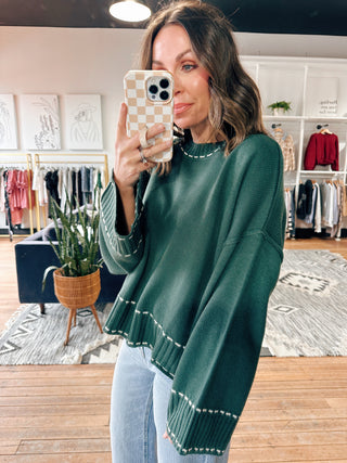 Lorelai Long Sleeve Sweater - 2 Colors-Sweaters-VerClare Boutique