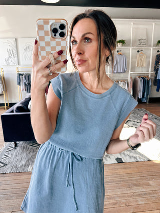 Kalani Jersey Denim Shirt Dress - Santorini Indigo-Dresses & RompersZ-Supply Kalani Jersey Denim Dress-Santorini Indigo | VerClare Boutique | Chenoa, IL-Shop the Z-Supply Kalani Jersey Denim Dress-Santorini Indigo. Available now at VerClare Boutique! | VerClare Boutique | Chenoa, IL-VerClare Boutique