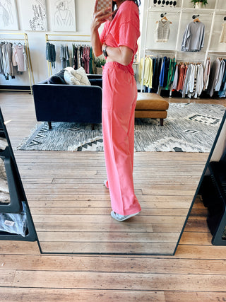 Mindful Pant - Paloma-BottomsHarper Two Piece Set-Blush | VerClare Boutique | Chenoa, IL-Women's Blush Lounge Set. Available in sizes: S, M, L. 60% Cotton, 40% Polyester. Free US shipping on all eligible orders. Located in Chenoa, Illinois.-VerClare Boutique