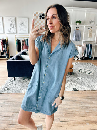 Napa Lightweight Denim Mini Dress - Shoreline-Dresses & RompersHarper Two Piece Set-Blush | VerClare Boutique | Chenoa, IL-Women's Blush Lounge Set. Available in sizes: S, M, L. 60% Cotton, 40% Polyester. Free US shipping on all eligible orders. Located in Chenoa, Illinois.-VerClare Boutique